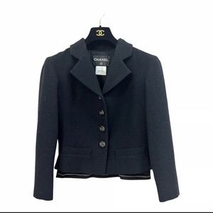Chanel Black Blazer Jacket size 44